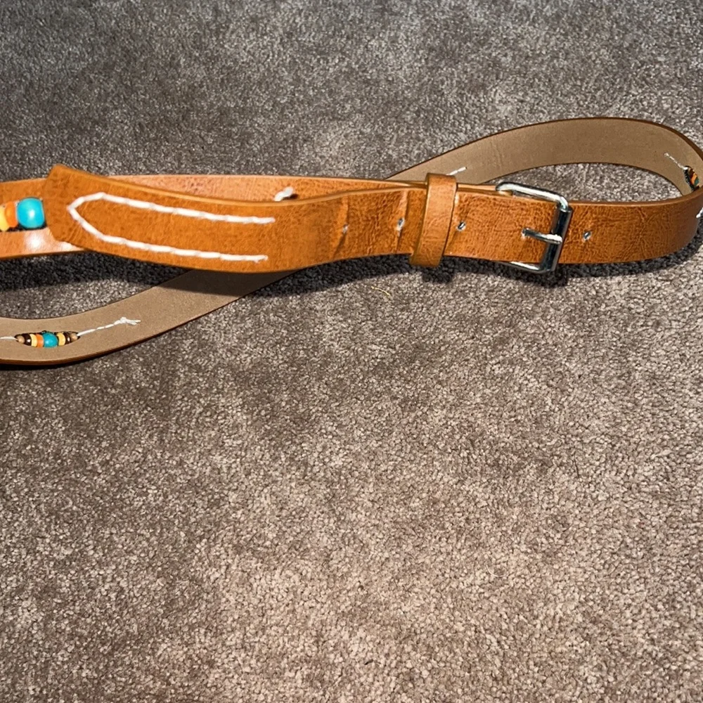 Girls brown belt size medium